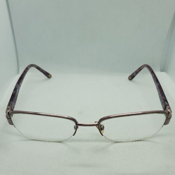 Liz Claiborne Purple Prescription Glasses Frames - Picture 2 of 9